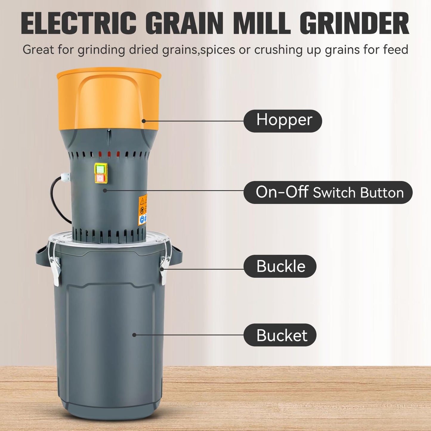 Electric Corn Grinding and Shelling Machine
