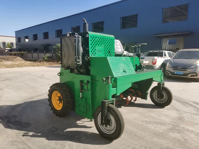 M2000 Self-Propelled Wheel Compost Turner | 2m Width, 430m³/h, No Cabin Small Compost Machine