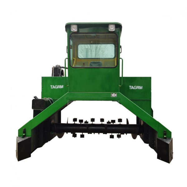 M2600 Crawler Compost Turner, Small Composting Machine for Animal Manure & Agricultural Waste, 2.6m Wide, 790m³/h