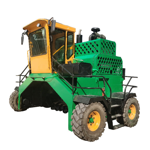 M3000 4-Wheel Drive Compost Turner, 3m Wide Medium-Small Composting Machine, 1100m³/h with On-Site Turning
