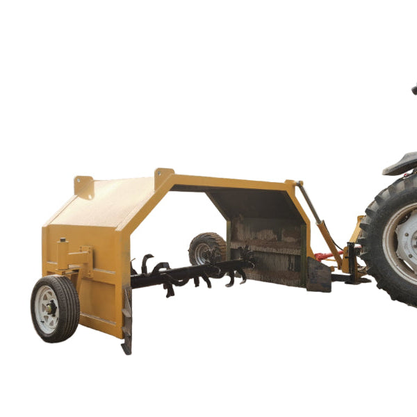 MT3000 Tractor-Pulled Compost Turner, 100-180HP Composting Machine, 1000m³/h