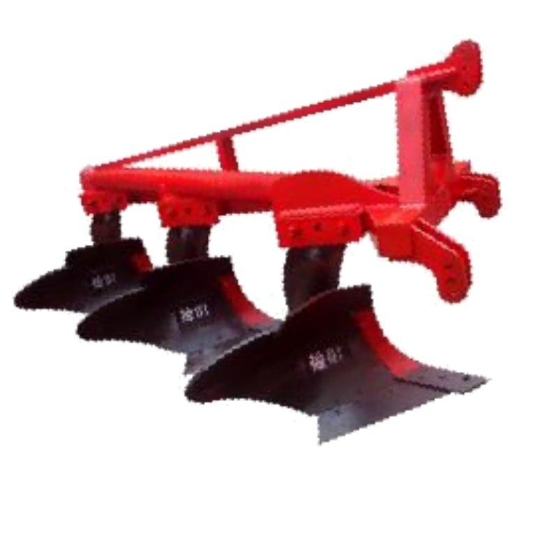 1L345 Three-bottom plow，Mate Power 180hp，Productivity 7 ha/10 h，High-efficiency heavy-duty plow for land clearing, soil loosening, and removing weeds and tree roots