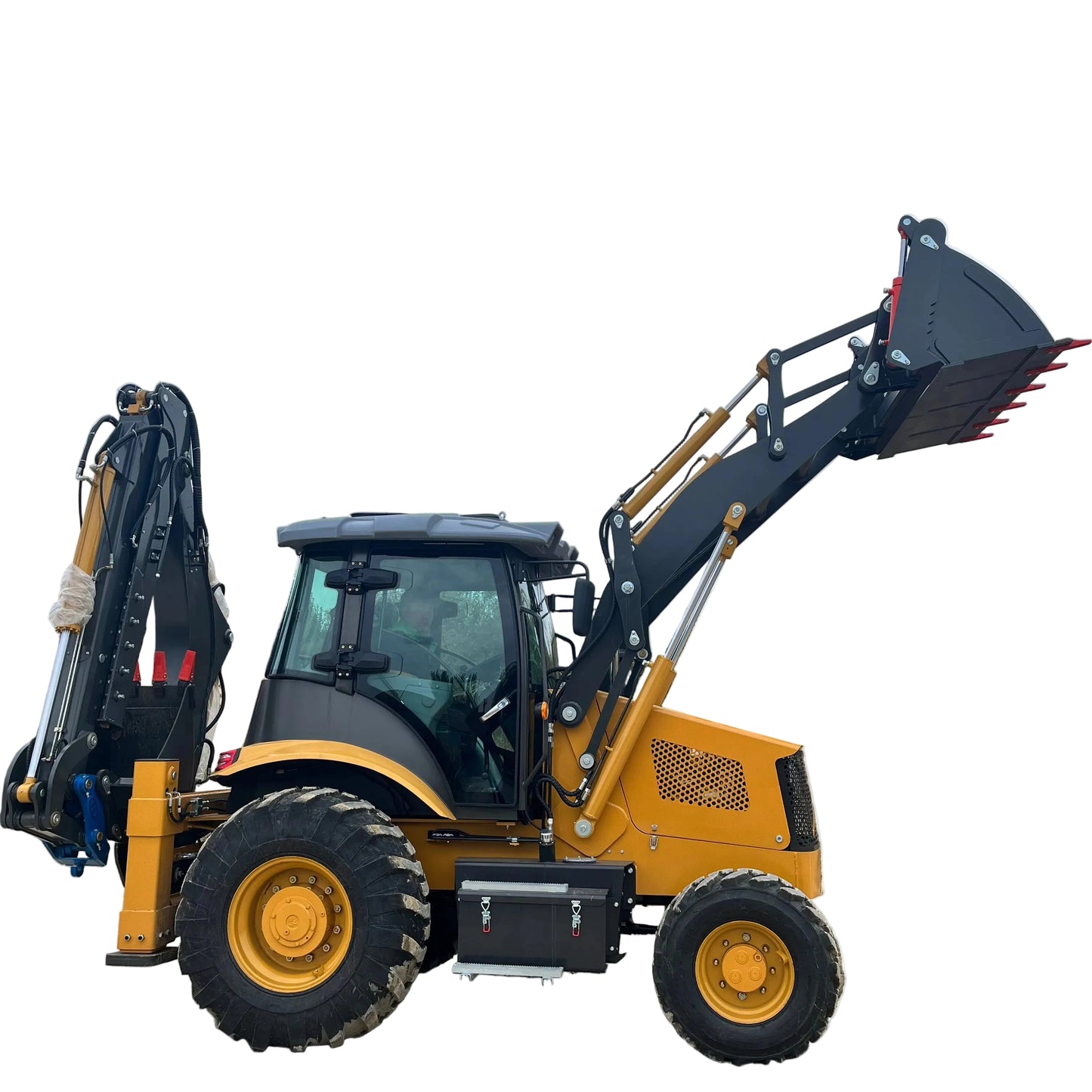 388 Wheel Loader & Excavator – 1m³ Bucket, 2.5 Ton Load, 85KW Backhoe Loader for Construction