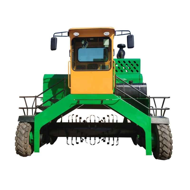 M3000 4-Wheel Drive Compost Turner, 3m Wide Medium-Small Composting Machine, 1100m³/h with On-Site Turning