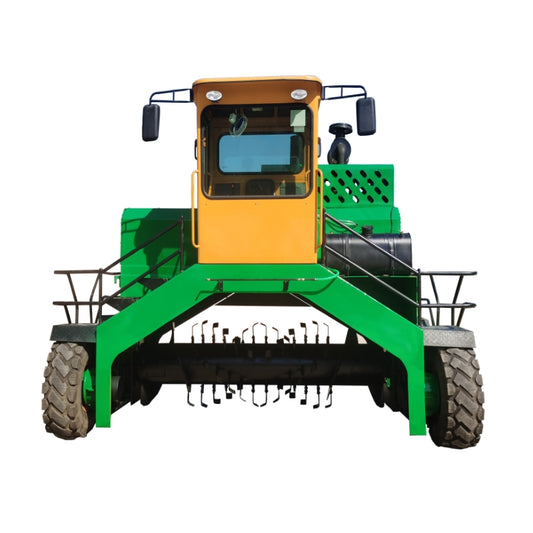 M3000 4-Wheel Drive Compost Turner, 3m Wide Medium-Small Composting Machine, 1100m³/h with On-Site Turning