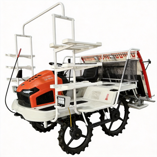 2ZG-630A 6-Row Riding Rice Transplanter | 4WD Paddy Seedling Planting Machine for Medium & Large Rice Farms