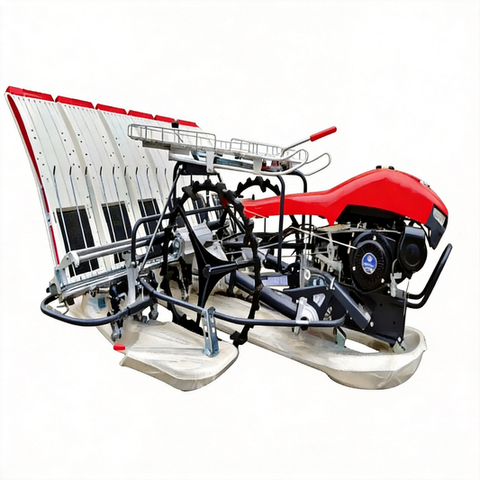 2ZX-630 Walk-Behind Rice Transplanter | 6-Row Paddy Seedling Planting Machine for Wetland Rice Farming