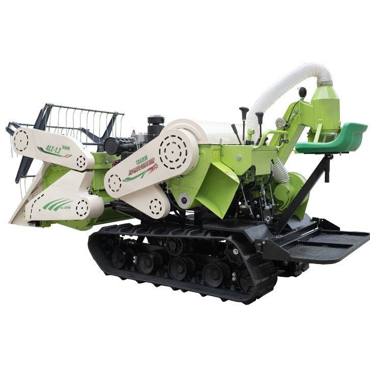 4LZ-1.2B | 4-Row Crawler Type Mini Rice Harvester – Wheat Harvesting