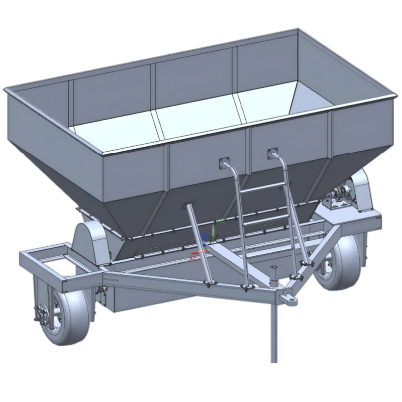 7Y-3 Cassava Chip Spreader Truck丨Spreading Width 2000mm，Matching Power 100 hp，High-Efficiency Cassava Processing Equipment for Automatic and Uniform Spreading and Drying