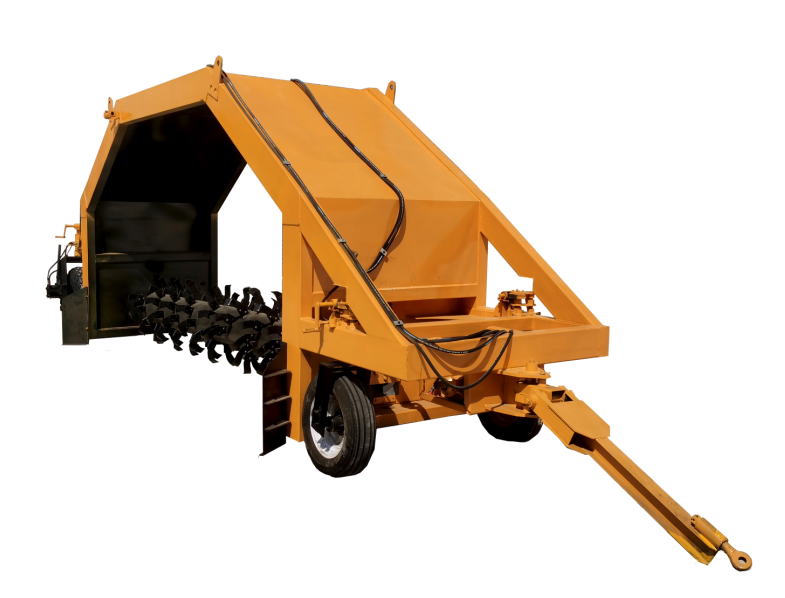MT5000 Tractor-Pulled Compost Turner, 134-201HP Composting Machine, 2700m³/h