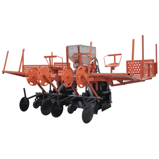 2CZ-4 Four rows sugarcane planter丨120hp Tractor Mate Power，250~350mm Working width，Reclamation Plowshare，Efficient Cassava Planting Machinery