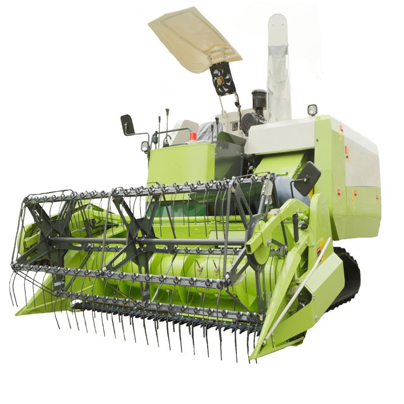 4LZ-5.0 5.0kg/s Crawler Rice Combine Harvester | 88HP Tracked Paddy Harvesting Machine with 360° Grain Unloading