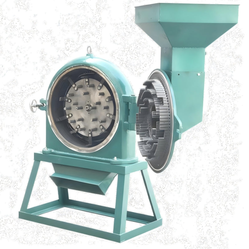 FFC-700 Hammer Mill丨Spindle Speed 3600 RPM，Discharge Particle Size 20-100 mesh，An agricultural machine designed for crushing crop raw materials, producing uniform particle sizes, and facilitating transportation and storage