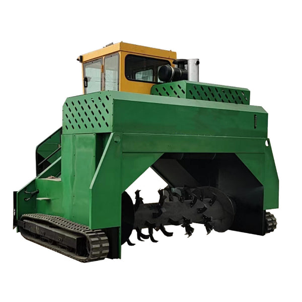 M3000 Medium-Small Agricultural Compost Turner, 3m Crawler Composting Machine, 1100m³/h for Urban Waste & Sludge