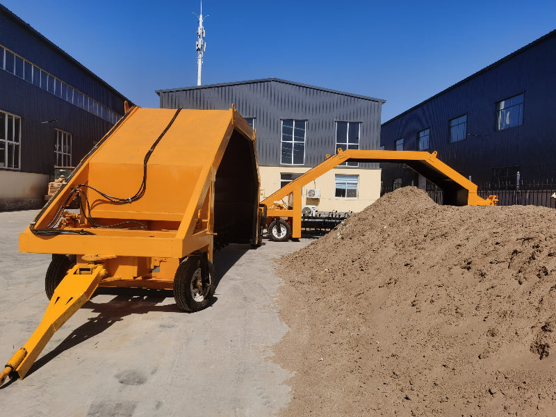 MT5000 Tractor-Pulled Compost Turner, 134-201HP Composting Machine, 2700m³/h