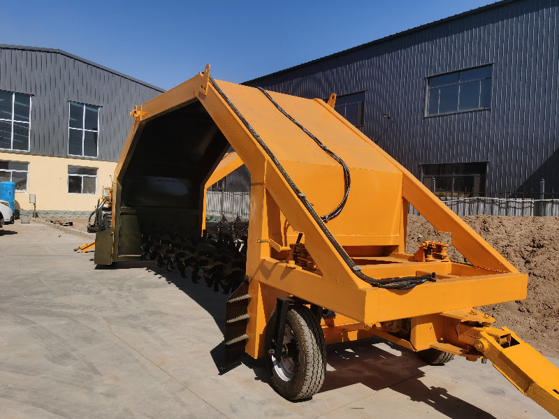MT5000 Tractor-Pulled Compost Turner, 134-201HP Composting Machine, 2700m³/h