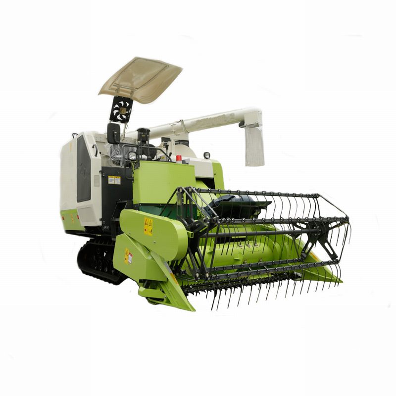 4LZ-5.0 5.0kg/s Crawler Rice Combine Harvester | 88HP Tracked Paddy Harvesting Machine with 360° Grain Unloading