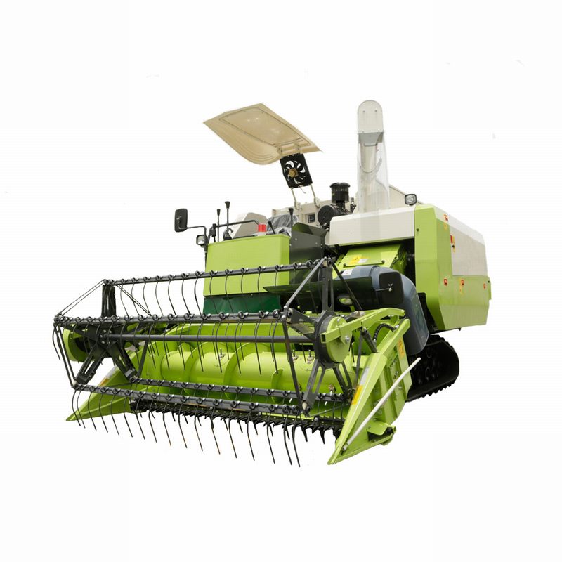 4LZ-5.0 5.0kg/s Crawler Rice Combine Harvester | 88HP Tracked Paddy Harvesting Machine with 360° Grain Unloading