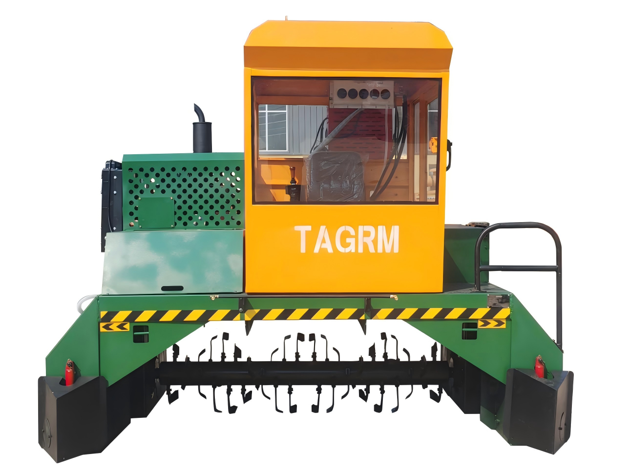 TAGRM M2000 Crawler Compost Turner 430 m³/h Organic Fertilizer Production Equipment for Manure, Sludge, Waste & Agricultural Residues Composting