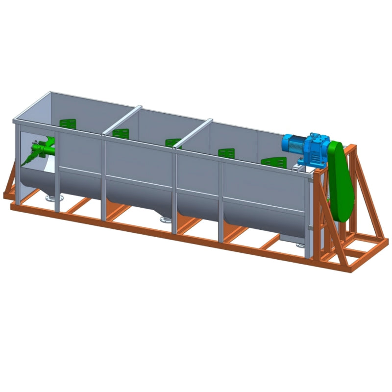 QX11250 Cassava washing machine丨Productivity 20tons/h，Motor Power 7.5KW，Cassava Peel Cleaning, Efficient Cassava Cleaning and Processing Equipment