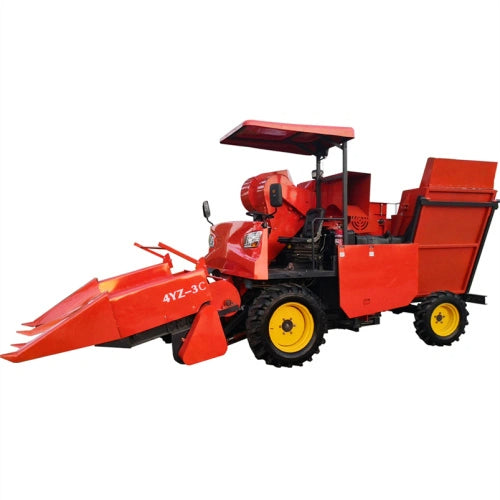 4YZP-3 3-Row Corn Combine Harvester | 50HP Corn Harvester with 1150mm Working Width