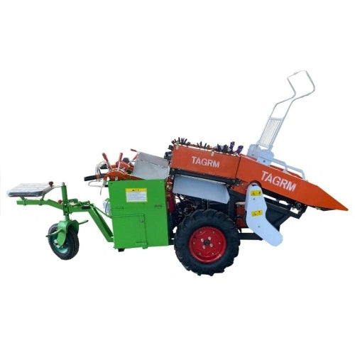 4YZ-1 Mini 1-Row Corn Combine Harvester | Compact Gear-Driven Corn Harvesting Machine