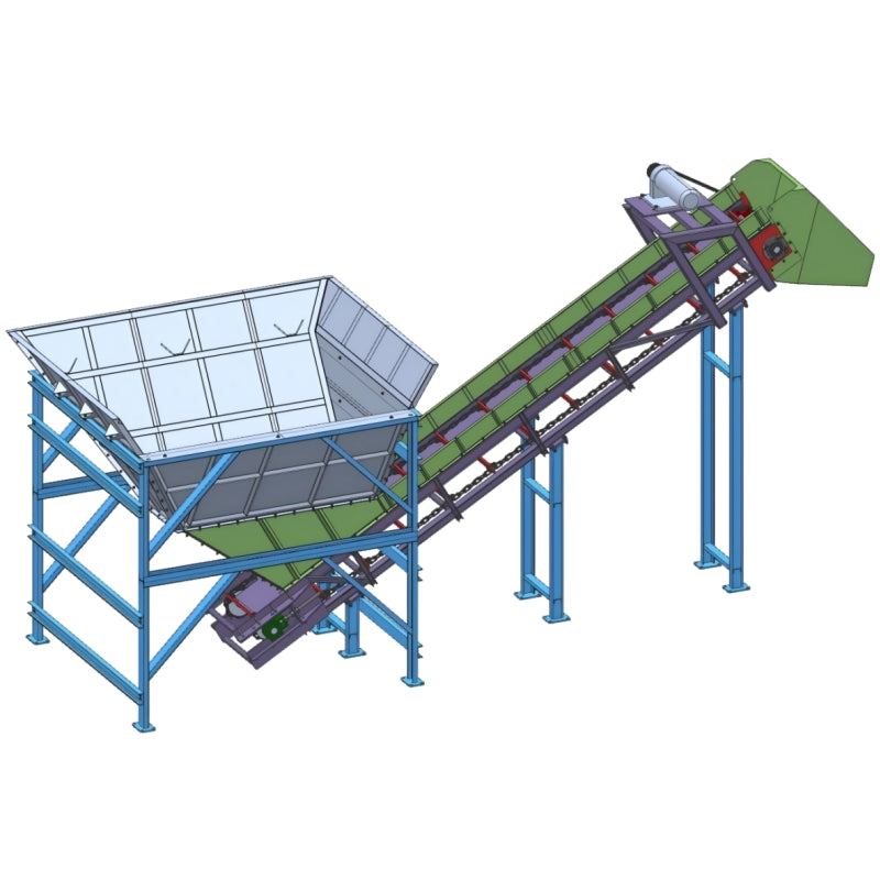 F600 Cassava Feeding Conveyor丨Conveying Capacity 20 tons/h，Motor Power 7.5KW，Cassava Transportation, an Efficient Cassava Processing Tool