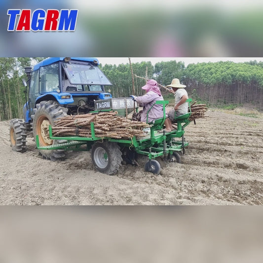 2CM-2Q cassava planter without ridger丨2 row，3 ha/10 h Working Efficiency，Cassava planting agricultural machinery that helps increase yield and improve work efficiency