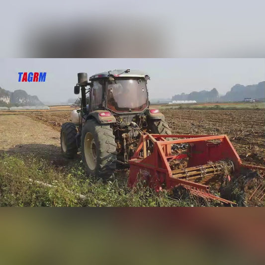 4U-2 Cassava Harvester丨2 Rows，120hp Mate Power，Working Efficiency:3.5 ha/10 h，High-efficiency cassava harvester for rapid soil separation