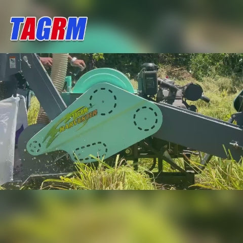 4LZ-1.2B | 4-Row Crawler Type Mini Rice Harvester – Wheat Harvesting