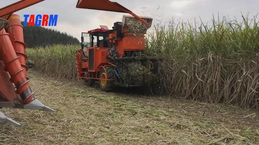 4GZQ-180丨Rate power 132kw，Row space 1100mm，Working capacity 0.3Ha/h，High-Performance Sugarcane Combine Harvester for Leaf Stripping and Section Cutting